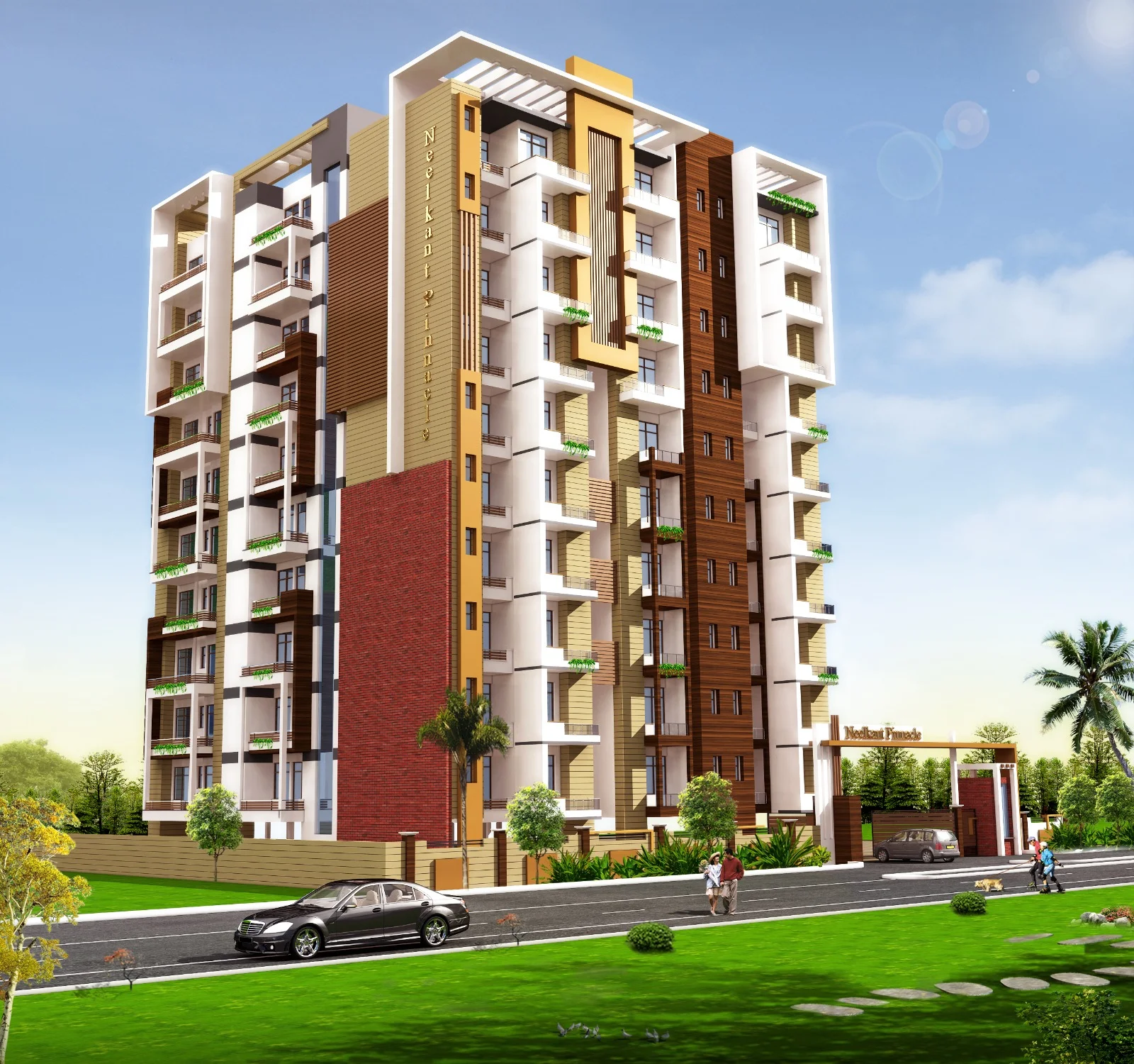 Neelkanth Pinnacle supplied architectural render